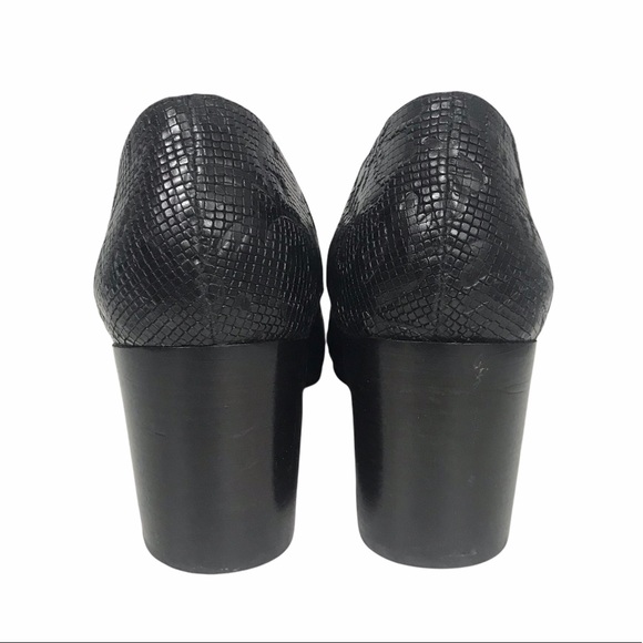 Patricia Nash Martina Loafer Pumps Black Leather - Picture 6 of 9